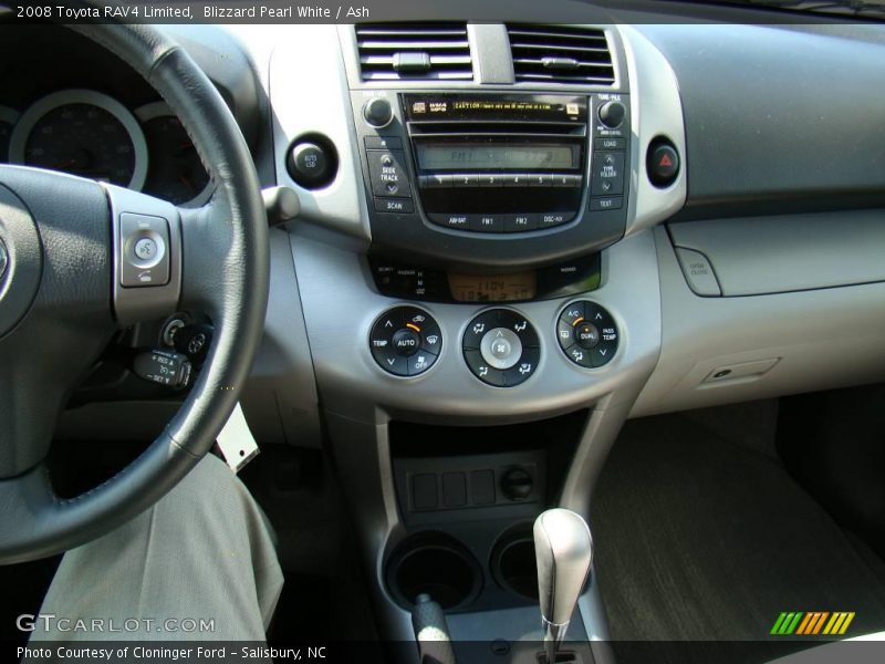Blizzard Pearl White / Ash 2008 Toyota RAV4 Limited