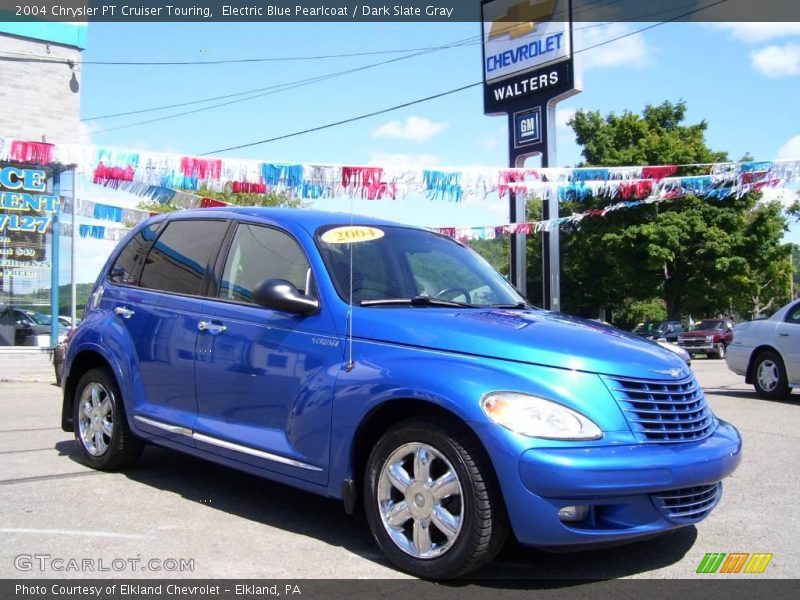 Electric Blue Pearlcoat / Dark Slate Gray 2004 Chrysler PT Cruiser Touring