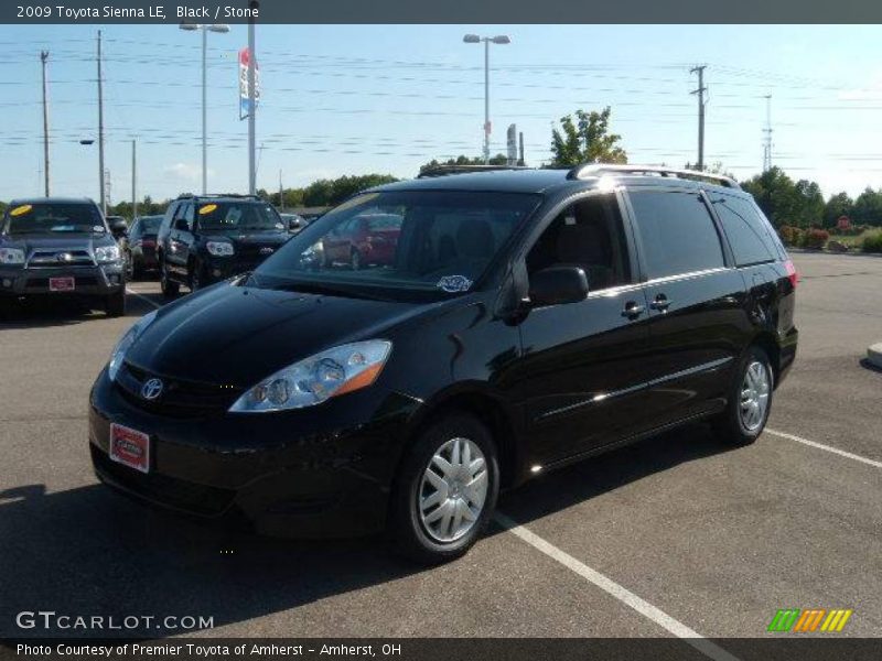 Black / Stone 2009 Toyota Sienna LE