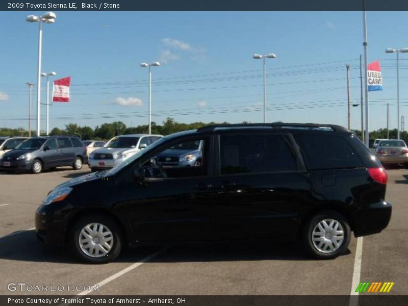 Black / Stone 2009 Toyota Sienna LE
