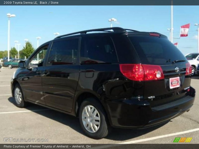 Black / Stone 2009 Toyota Sienna LE