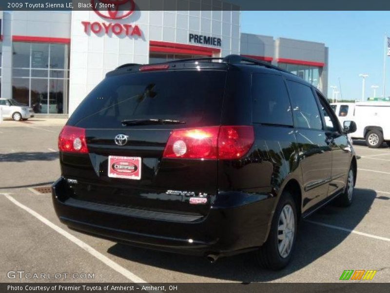 Black / Stone 2009 Toyota Sienna LE