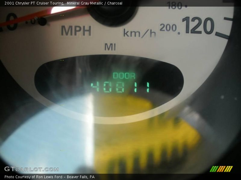 Mineral Gray Metallic / Charcoal 2001 Chrysler PT Cruiser Touring