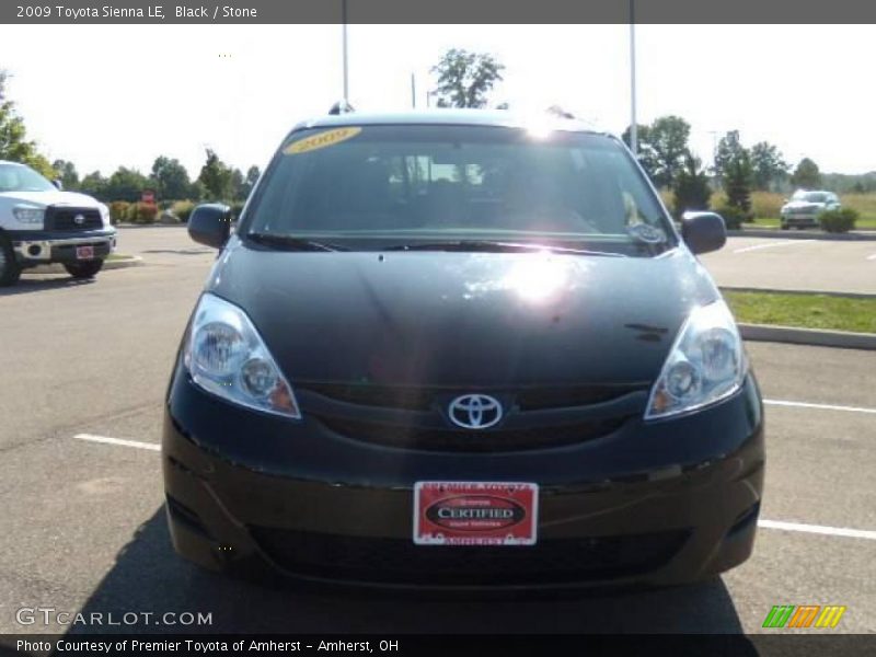 Black / Stone 2009 Toyota Sienna LE