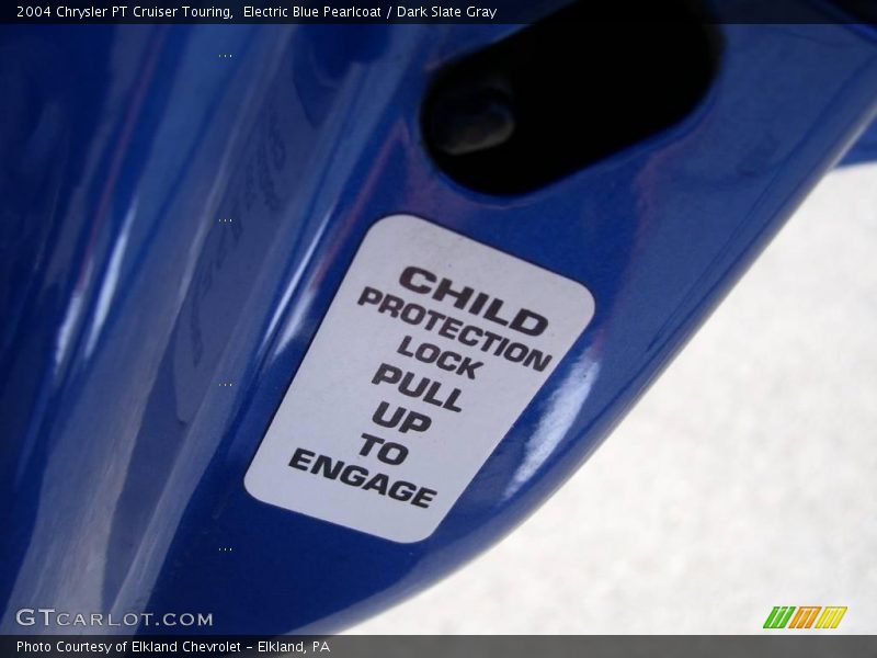 Electric Blue Pearlcoat / Dark Slate Gray 2004 Chrysler PT Cruiser Touring
