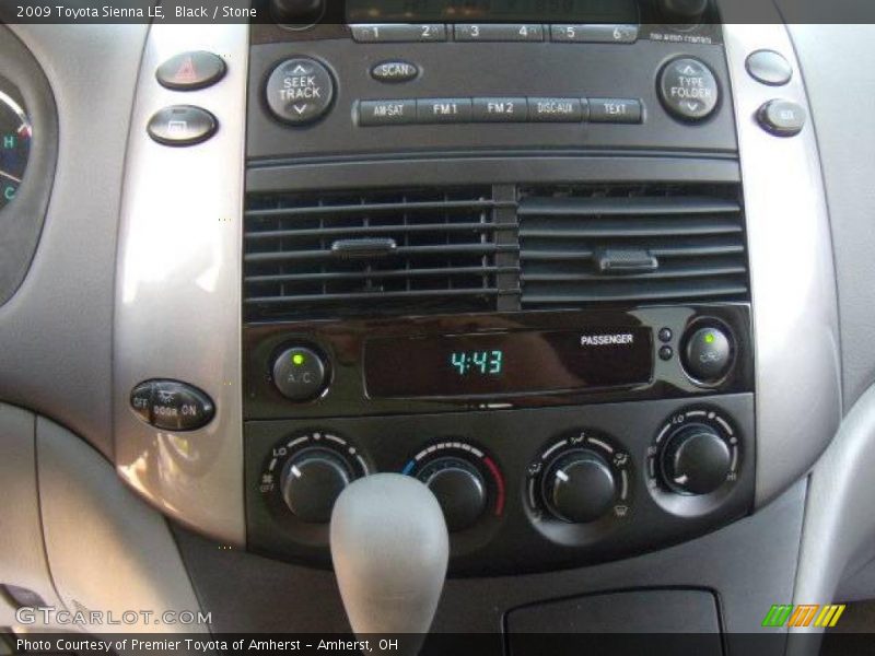 Black / Stone 2009 Toyota Sienna LE