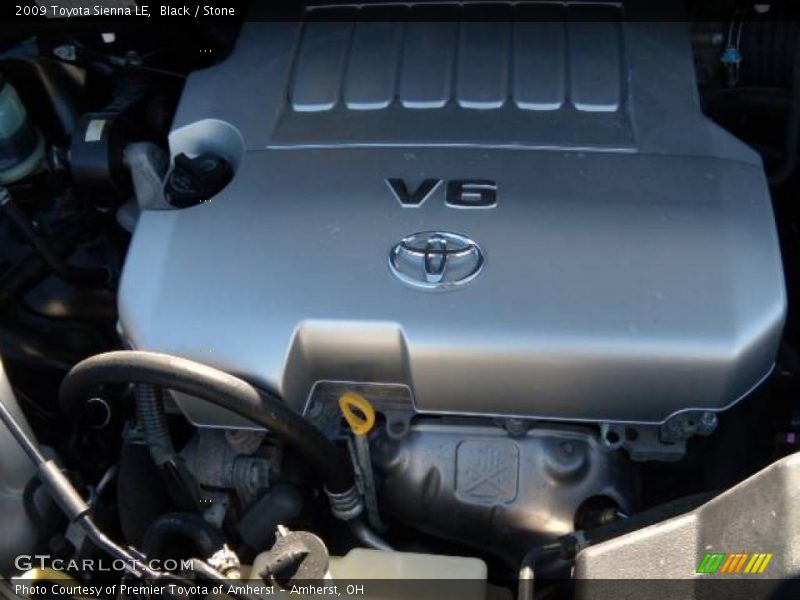 Black / Stone 2009 Toyota Sienna LE