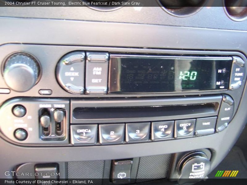 Electric Blue Pearlcoat / Dark Slate Gray 2004 Chrysler PT Cruiser Touring