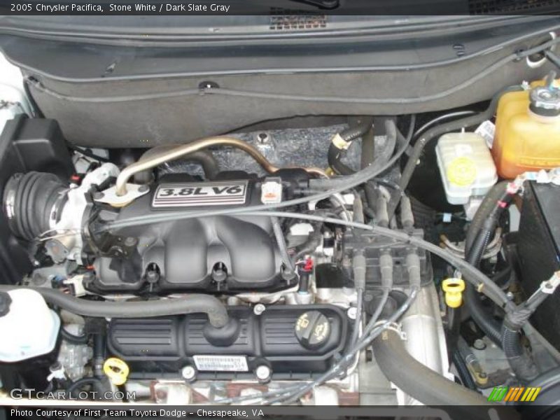 Stone White / Dark Slate Gray 2005 Chrysler Pacifica