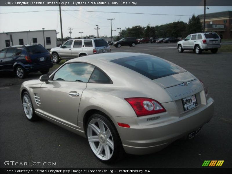 Oyster Gold Metallic / Dark Slate Gray 2007 Chrysler Crossfire Limited Coupe
