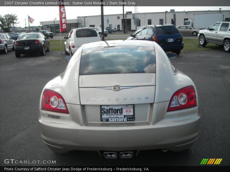 Oyster Gold Metallic / Dark Slate Gray 2007 Chrysler Crossfire Limited Coupe