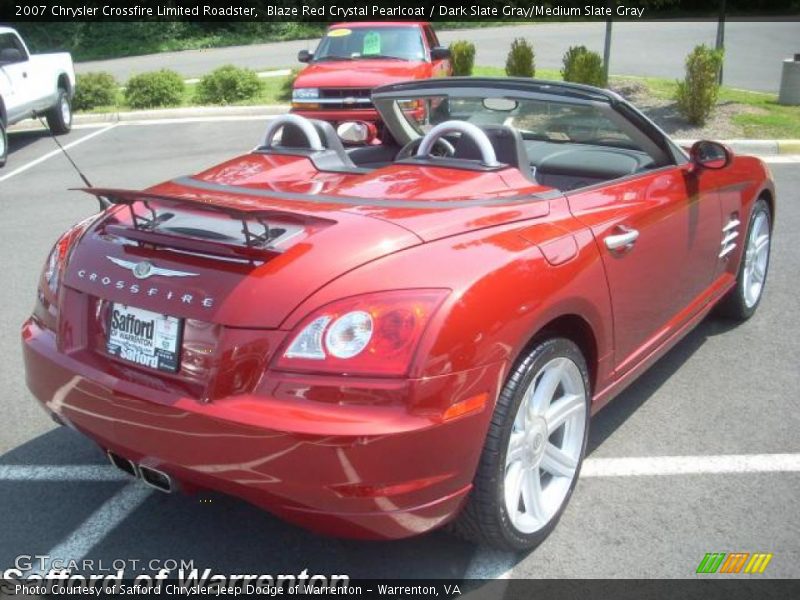 Blaze Red Crystal Pearlcoat / Dark Slate Gray/Medium Slate Gray 2007 Chrysler Crossfire Limited Roadster