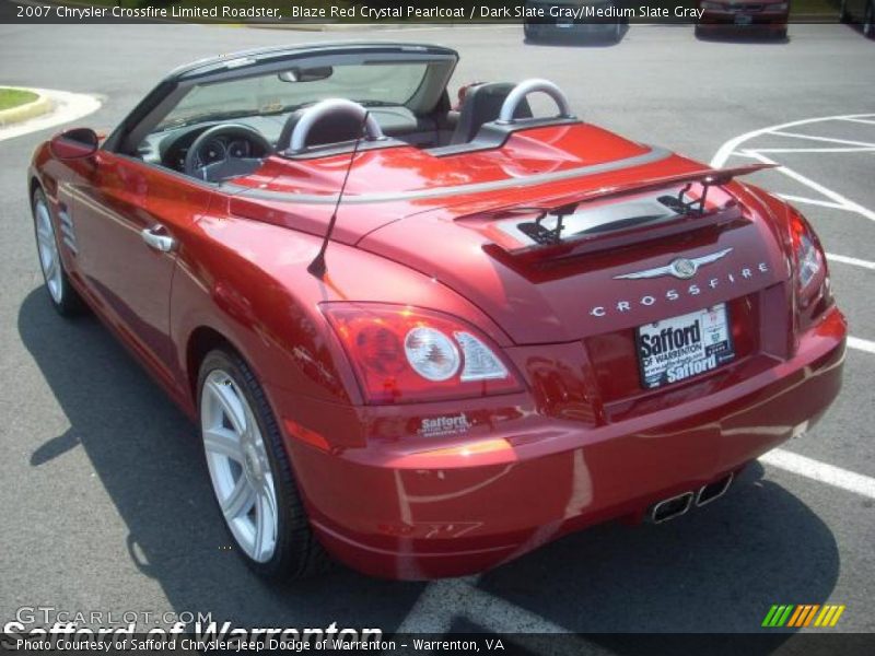Blaze Red Crystal Pearlcoat / Dark Slate Gray/Medium Slate Gray 2007 Chrysler Crossfire Limited Roadster