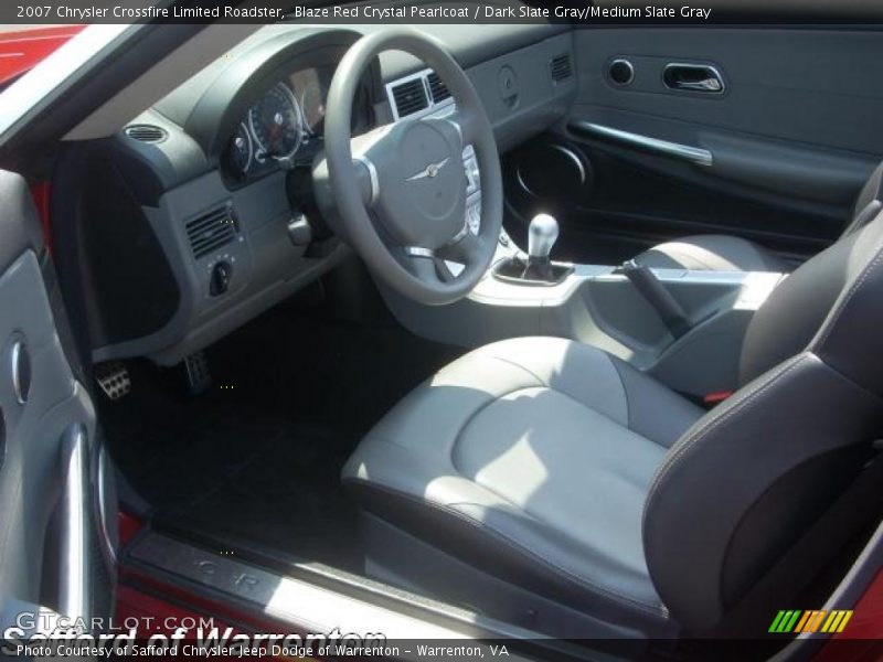 Blaze Red Crystal Pearlcoat / Dark Slate Gray/Medium Slate Gray 2007 Chrysler Crossfire Limited Roadster