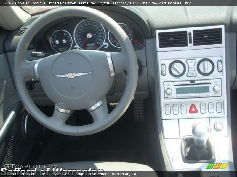 Blaze Red Crystal Pearlcoat / Dark Slate Gray/Medium Slate Gray 2007 Chrysler Crossfire Limited Roadster