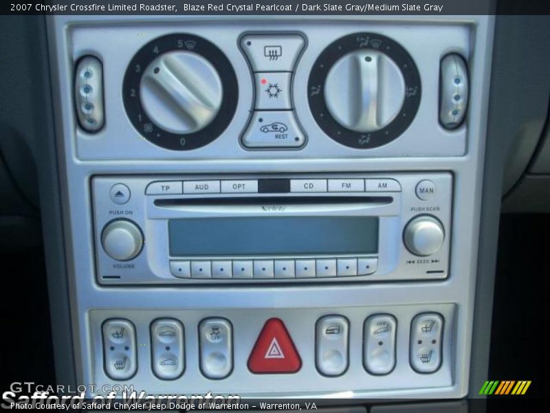Blaze Red Crystal Pearlcoat / Dark Slate Gray/Medium Slate Gray 2007 Chrysler Crossfire Limited Roadster