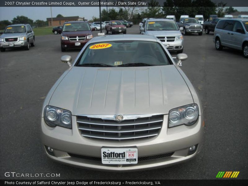 Oyster Gold Metallic / Dark Slate Gray 2007 Chrysler Crossfire Limited Coupe
