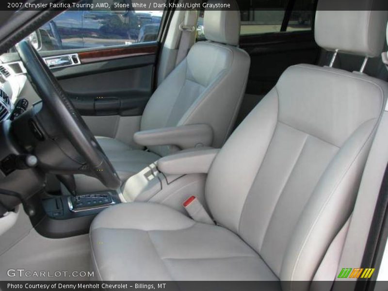 Stone White / Dark Khaki/Light Graystone 2007 Chrysler Pacifica Touring AWD
