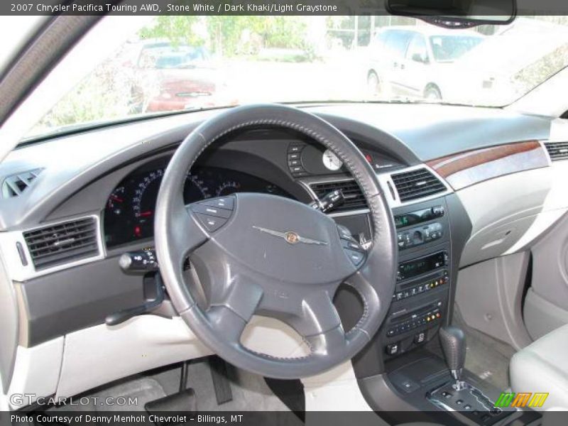 Stone White / Dark Khaki/Light Graystone 2007 Chrysler Pacifica Touring AWD