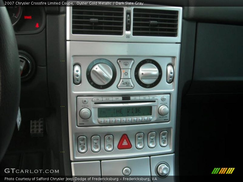 Oyster Gold Metallic / Dark Slate Gray 2007 Chrysler Crossfire Limited Coupe