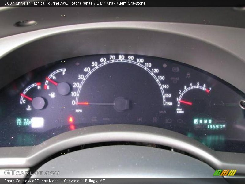 Stone White / Dark Khaki/Light Graystone 2007 Chrysler Pacifica Touring AWD