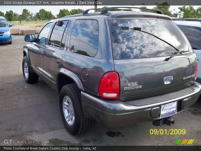 Graphite Metallic / Dark Slate Gray 2002 Dodge Durango SLT 4x4