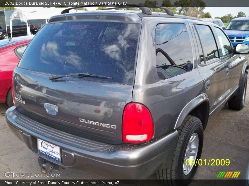 Graphite Metallic / Dark Slate Gray 2002 Dodge Durango SLT 4x4