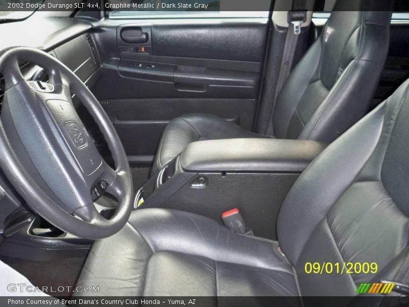 Graphite Metallic / Dark Slate Gray 2002 Dodge Durango SLT 4x4