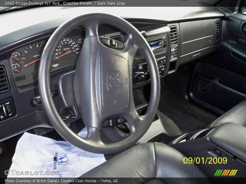 Graphite Metallic / Dark Slate Gray 2002 Dodge Durango SLT 4x4