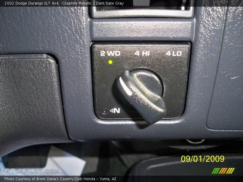Graphite Metallic / Dark Slate Gray 2002 Dodge Durango SLT 4x4