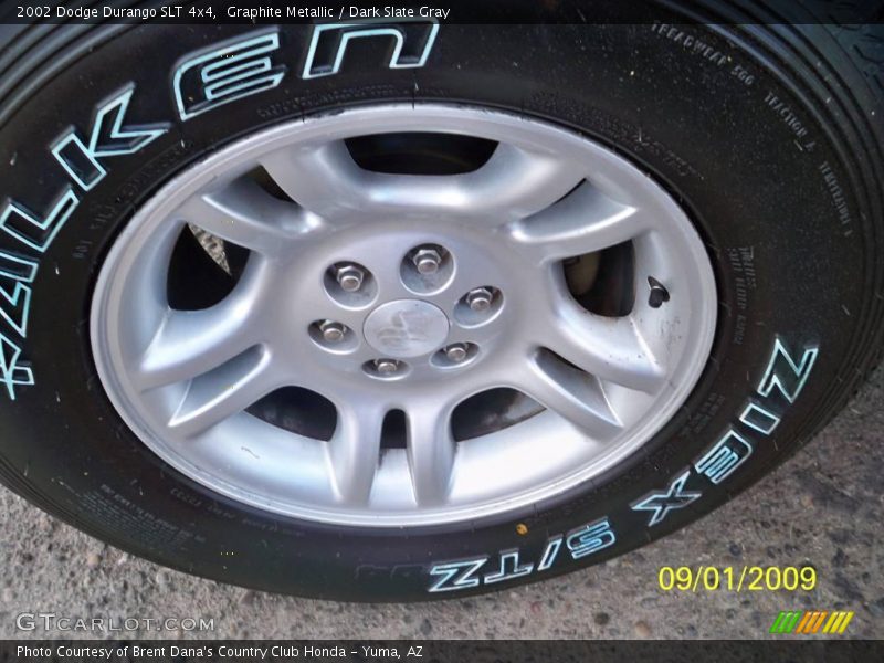 Graphite Metallic / Dark Slate Gray 2002 Dodge Durango SLT 4x4