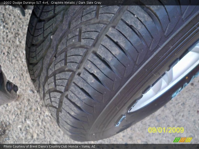 Graphite Metallic / Dark Slate Gray 2002 Dodge Durango SLT 4x4