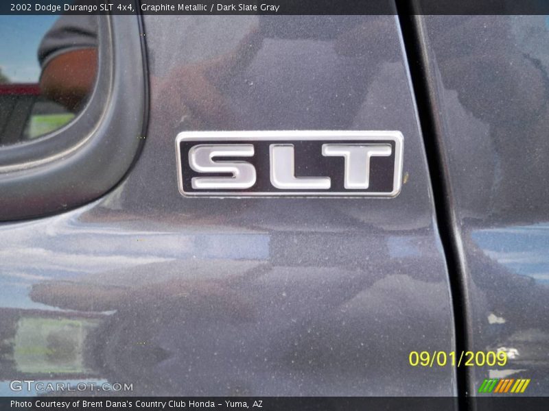 Graphite Metallic / Dark Slate Gray 2002 Dodge Durango SLT 4x4