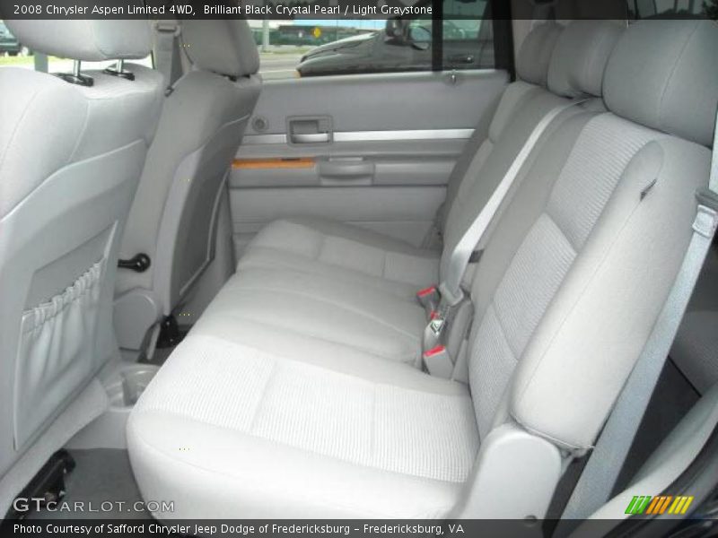 Brilliant Black Crystal Pearl / Light Graystone 2008 Chrysler Aspen Limited 4WD