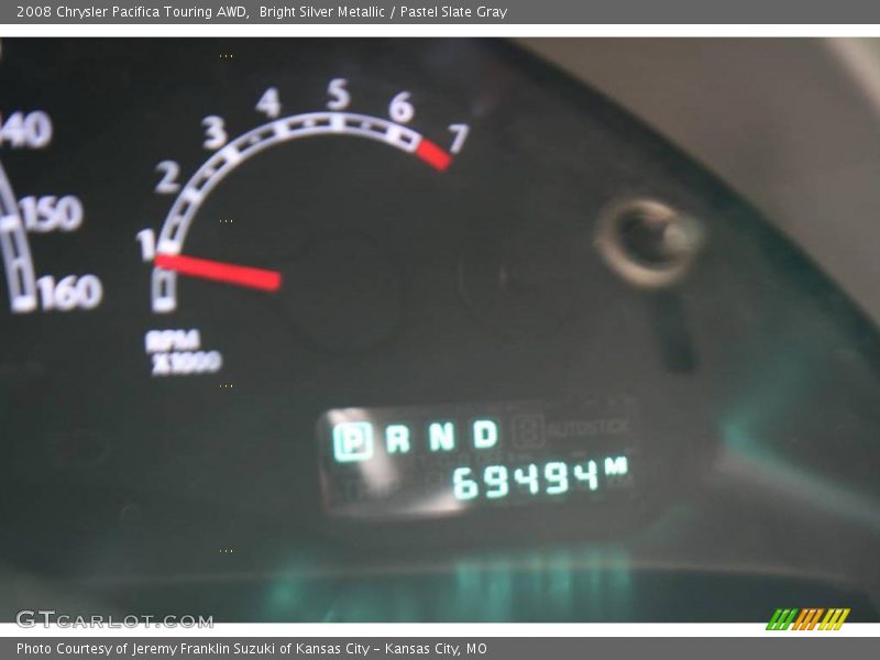 Bright Silver Metallic / Pastel Slate Gray 2008 Chrysler Pacifica Touring AWD