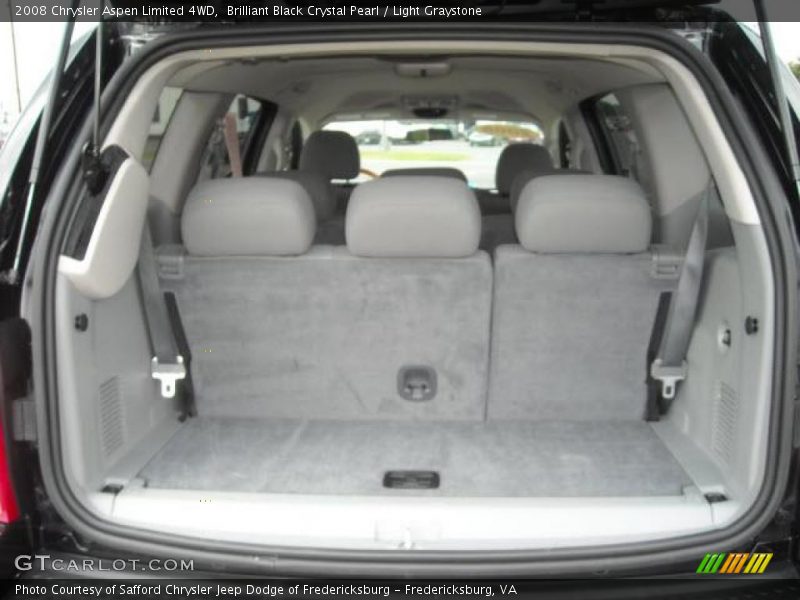 Brilliant Black Crystal Pearl / Light Graystone 2008 Chrysler Aspen Limited 4WD