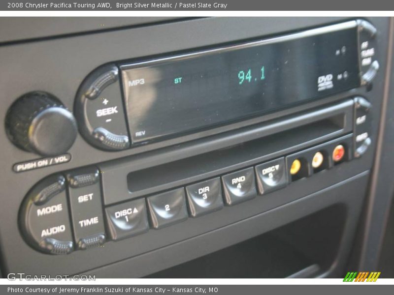 Bright Silver Metallic / Pastel Slate Gray 2008 Chrysler Pacifica Touring AWD