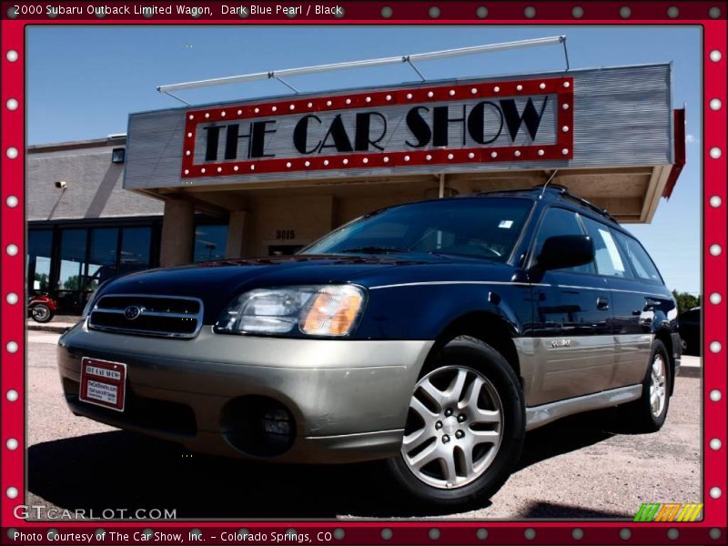 Dark Blue Pearl / Black 2000 Subaru Outback Limited Wagon