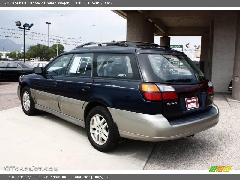 Dark Blue Pearl / Black 2000 Subaru Outback Limited Wagon