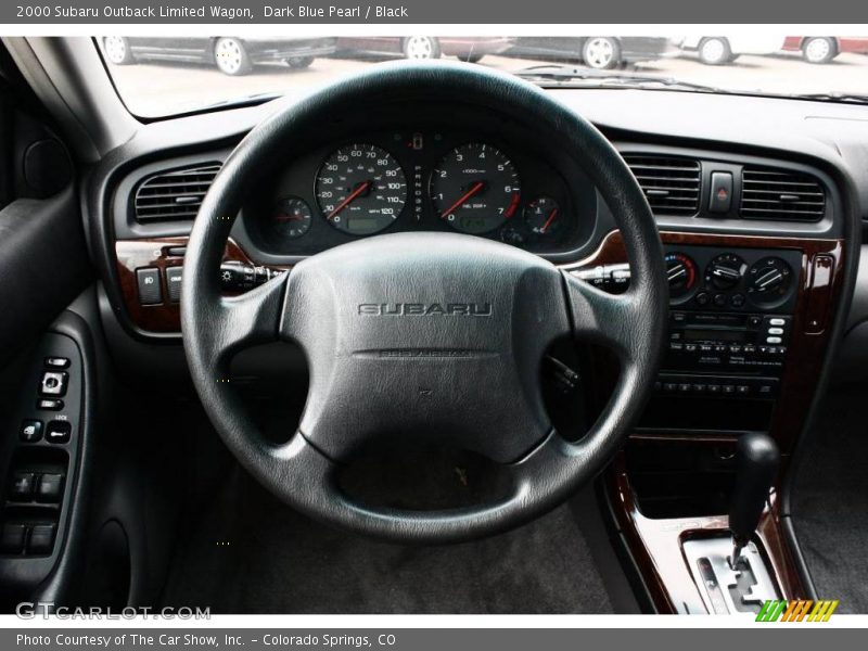 Dark Blue Pearl / Black 2000 Subaru Outback Limited Wagon
