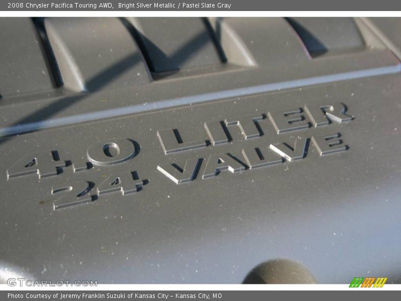 Bright Silver Metallic / Pastel Slate Gray 2008 Chrysler Pacifica Touring AWD