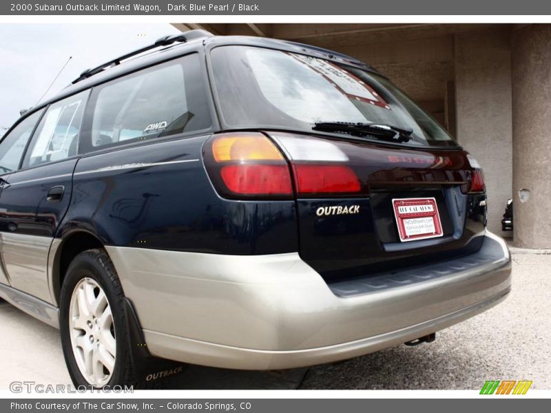 Dark Blue Pearl / Black 2000 Subaru Outback Limited Wagon