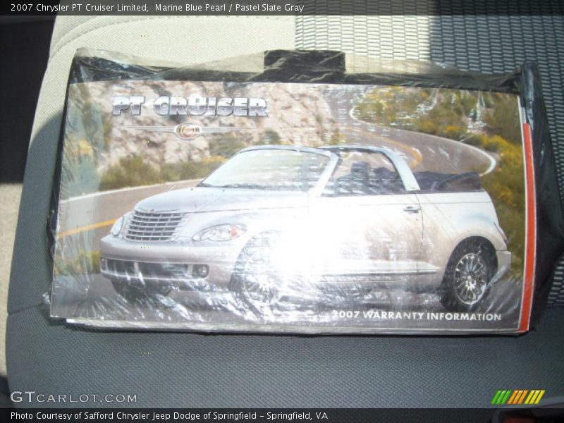 Marine Blue Pearl / Pastel Slate Gray 2007 Chrysler PT Cruiser Limited