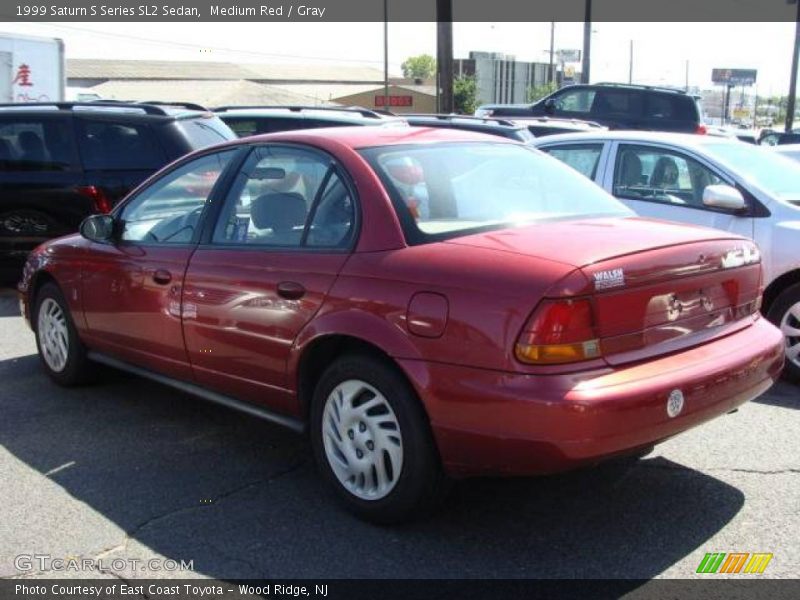 Medium Red / Gray 1999 Saturn S Series SL2 Sedan
