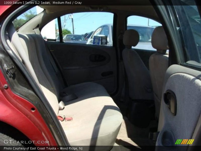 Medium Red / Gray 1999 Saturn S Series SL2 Sedan