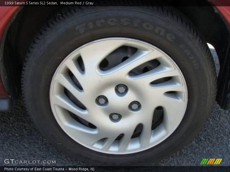 Medium Red / Gray 1999 Saturn S Series SL2 Sedan