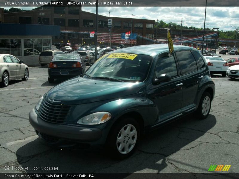 Onyx Green Pearl / Taupe/Pearl Beige 2004 Chrysler PT Cruiser Touring