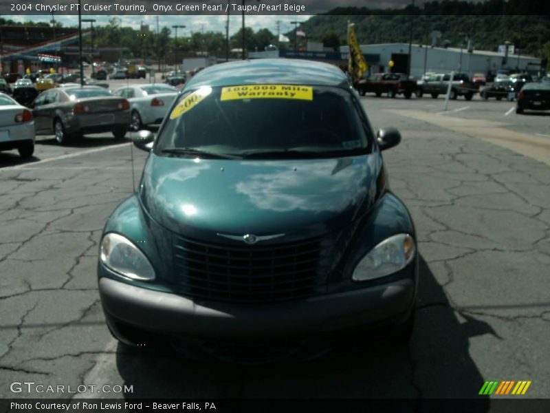 Onyx Green Pearl / Taupe/Pearl Beige 2004 Chrysler PT Cruiser Touring
