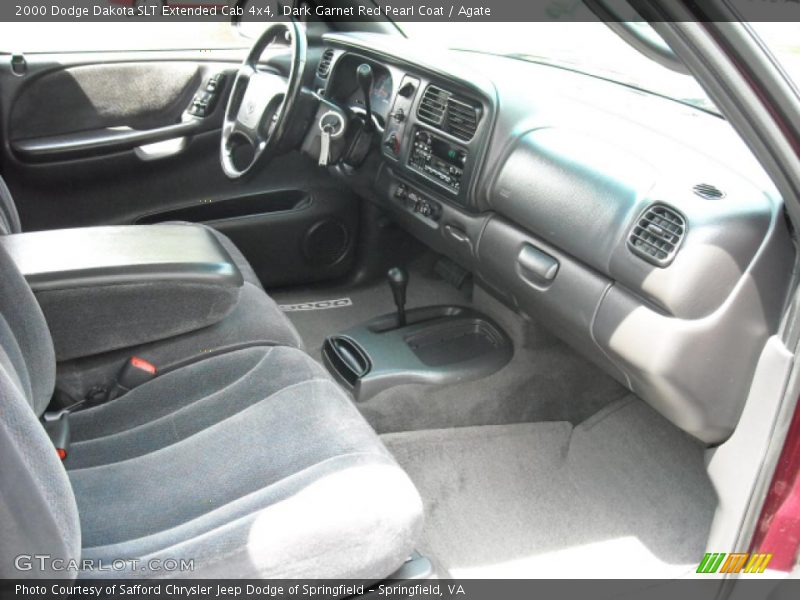 Dark Garnet Red Pearl Coat / Agate 2000 Dodge Dakota SLT Extended Cab 4x4
