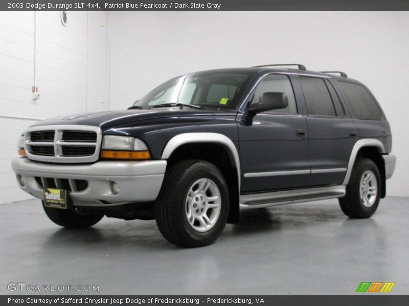Patriot Blue Pearlcoat / Dark Slate Gray 2003 Dodge Durango SLT 4x4